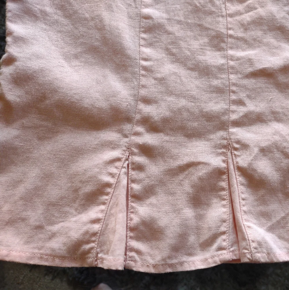 J Jill Women's Pink Linen Sleeveless Tank Top - Picture 7 of 10